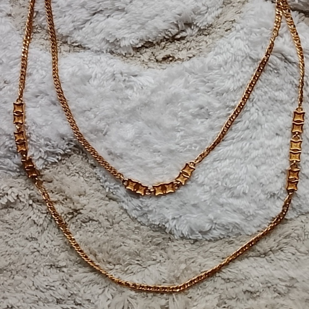 Monet Vintage Gold-Tone Necklace